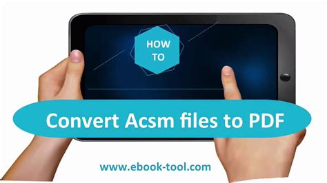 Convert acsm to pdf. Things To Know About Convert acsm to pdf. 